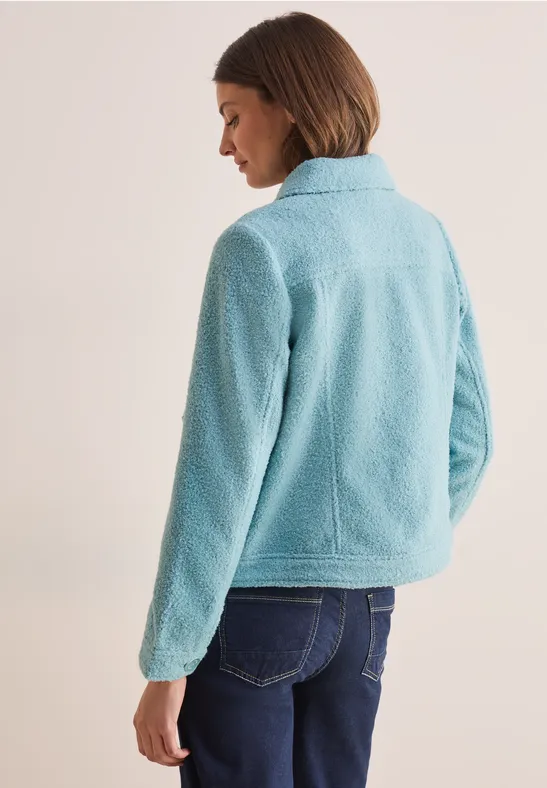 Veste aspect laine strong mint