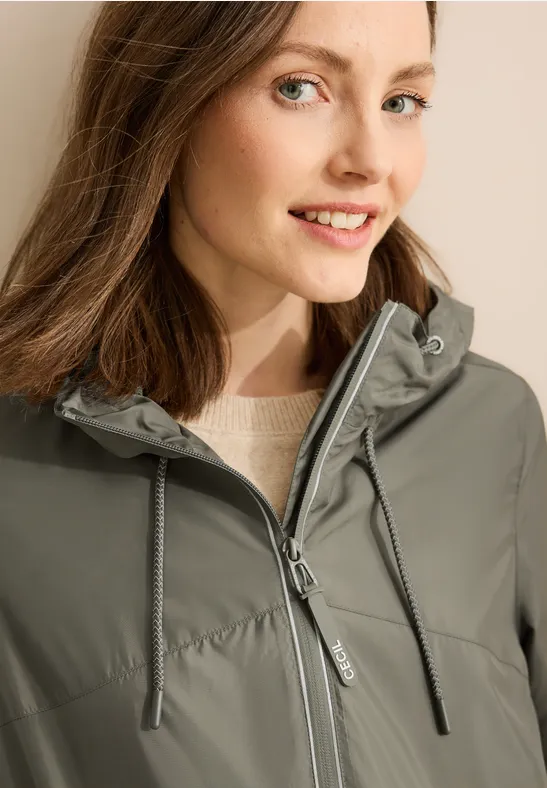 Coupe-vent avec poches earthy khaki