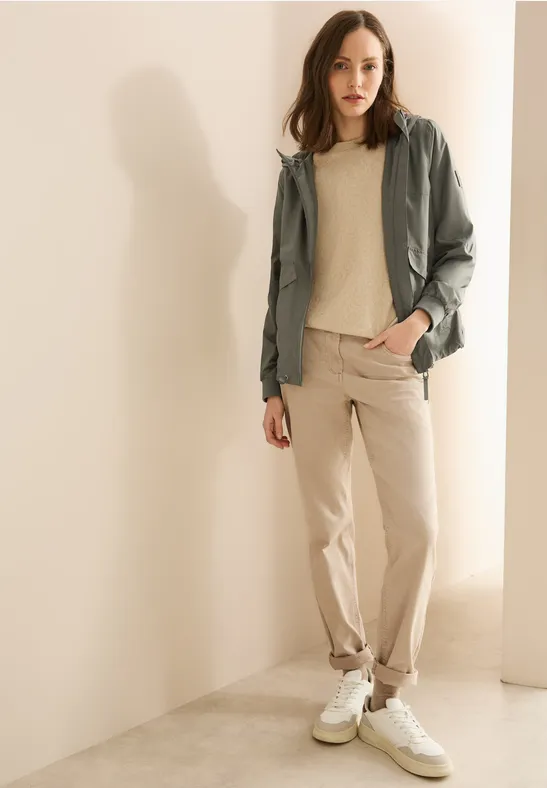Coupe-vent avec poches earthy khaki