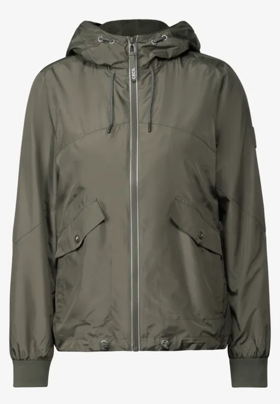 Coupe-vent avec poches earthy khaki