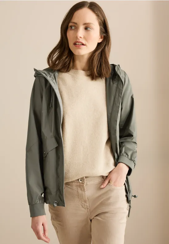 Coupe-vent avec poches earthy khaki