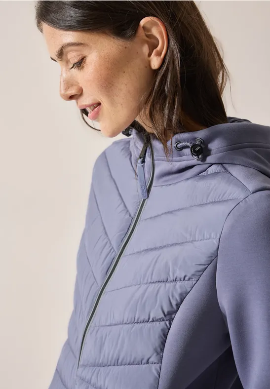 Scuba Jacke mit Kapuze lavender haze