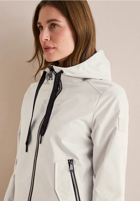 Veste courte beige meringues