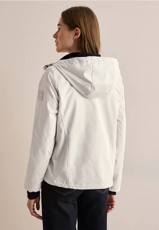Veste courte beige meringues
