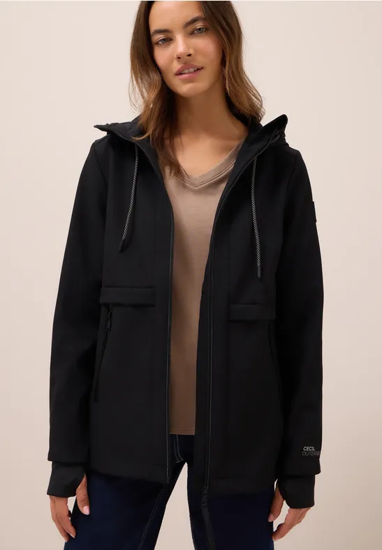 Veste Midi Softshell Black