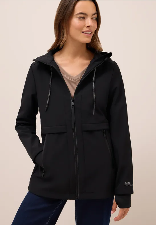 Veste Midi Softshell Black