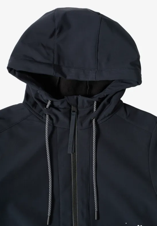 Midi Softshell Jacke dark navy blue