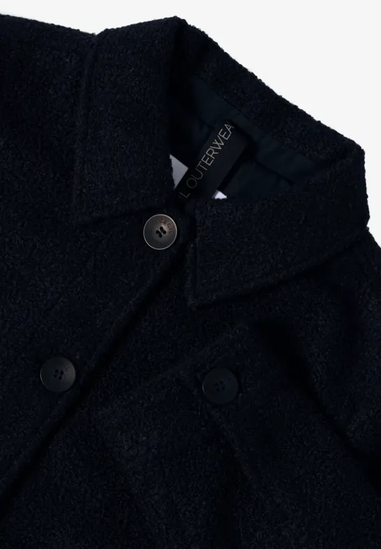 Jacke in Wolloptik dark navy blue
