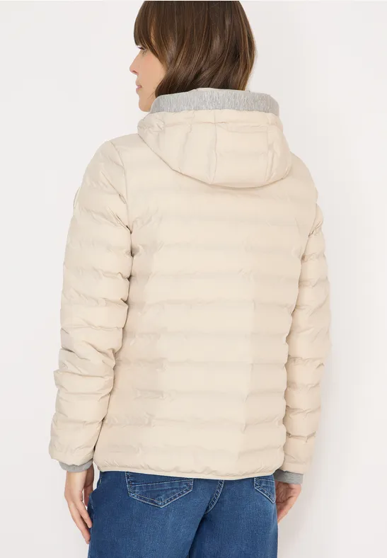 Jacke in Welded-Optik dust beige