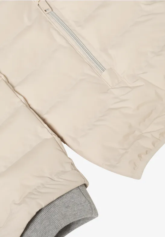 Jacke in Welded-Optik dust beige