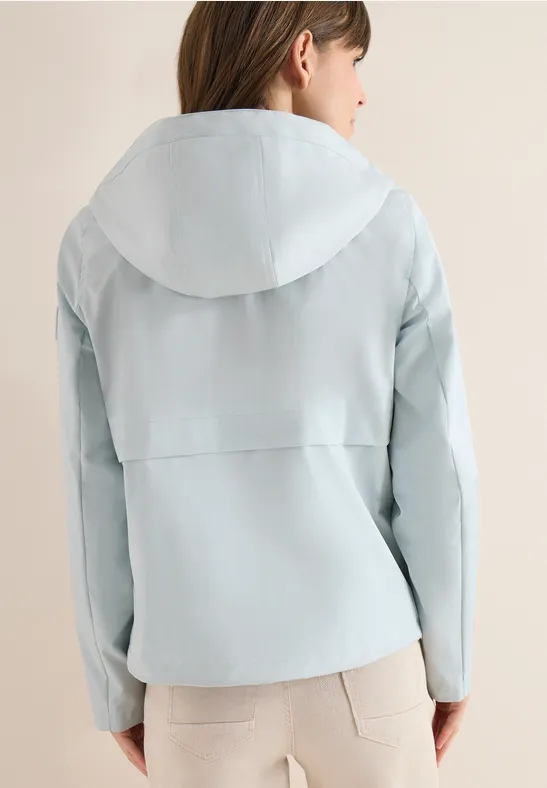 Windbreaker mit Hoodie watercolour blue