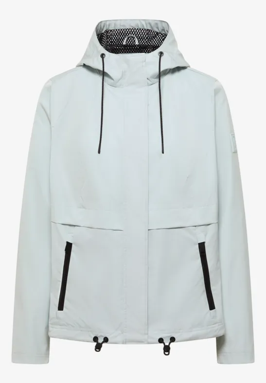 Windbreaker mit Hoodie watercolour blue