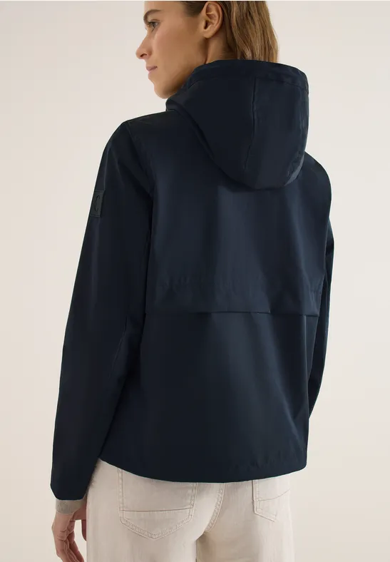 Windbreaker mit Hoodie blue navy