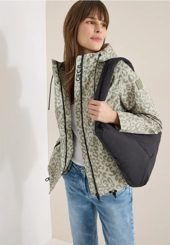 Coupe-vent avec sweat à capuche chlorella green