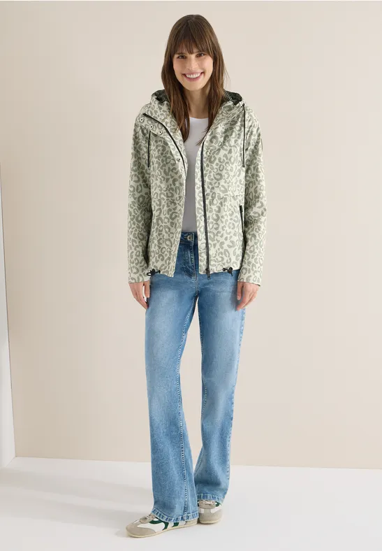 Coupe-vent avec sweat à capuche chlorella green