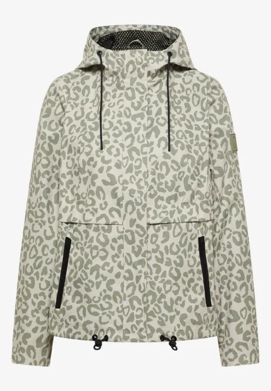 Coupe-vent avec sweat à capuche chlorella green