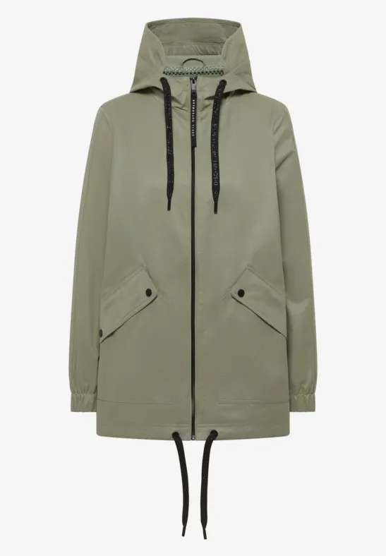 Midi-Jacke chlorella green