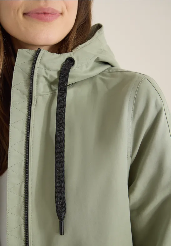 Midi-Jacke chlorella green