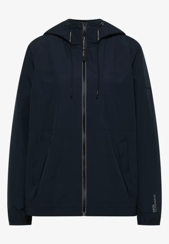 Jacke mit Kapuze und Tunnelzug blue navy