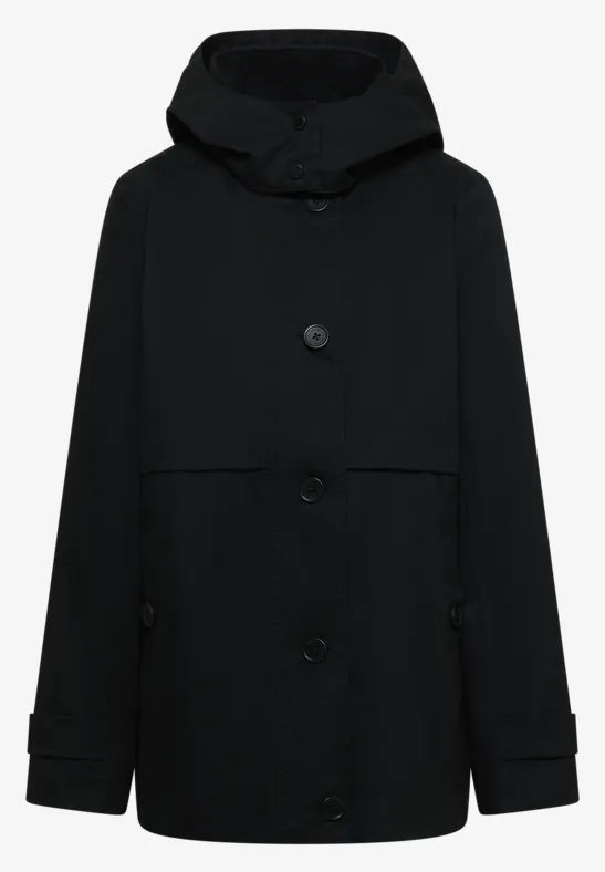 Midi Trenchcoat Black