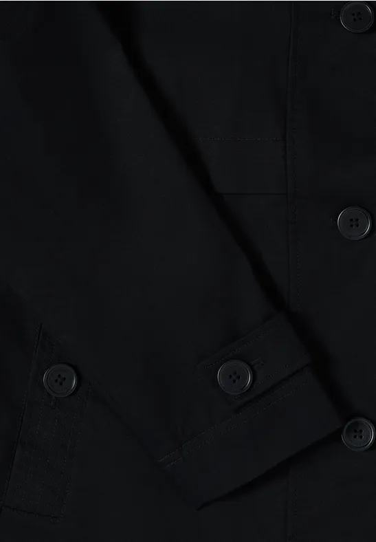 Midi Trenchcoat Black