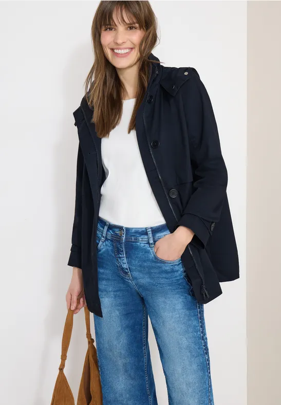 Midi Trenchcoat blue navy