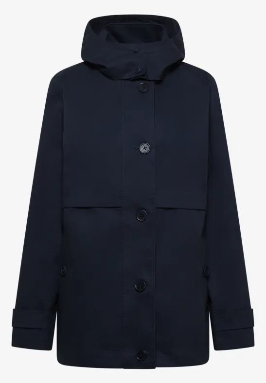 Midi Trenchcoat blue navy