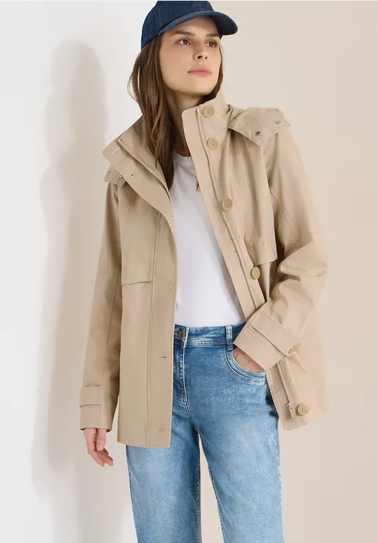 Midi Trenchcoat crispy camel