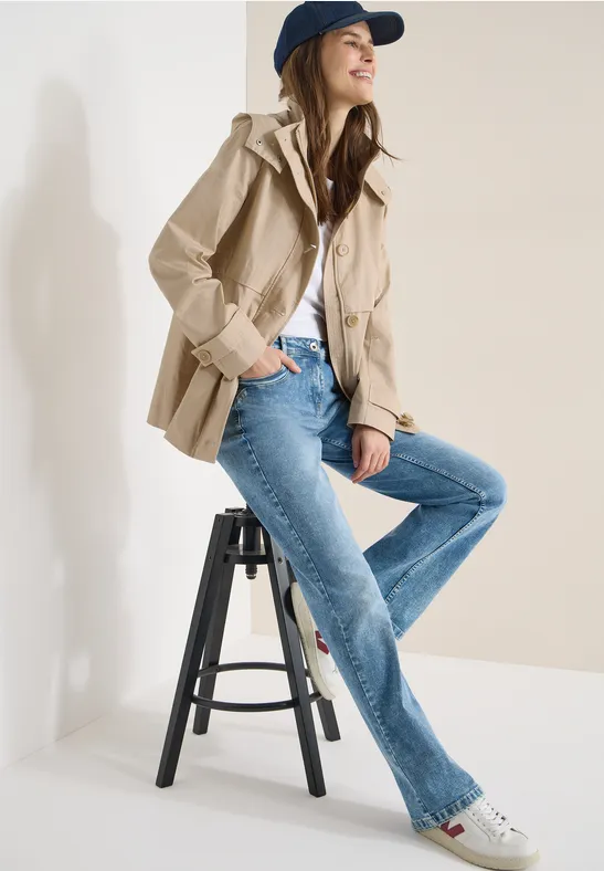 Midi Trenchcoat crispy camel