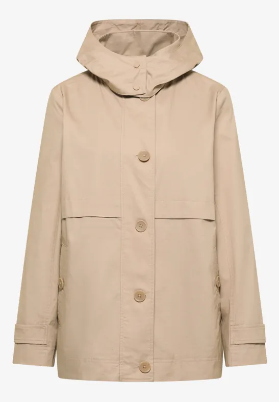 Midi Trenchcoat crispy camel