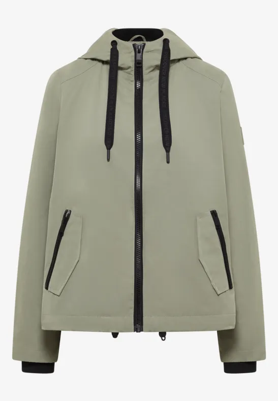 Kurze Jacke chlorella green