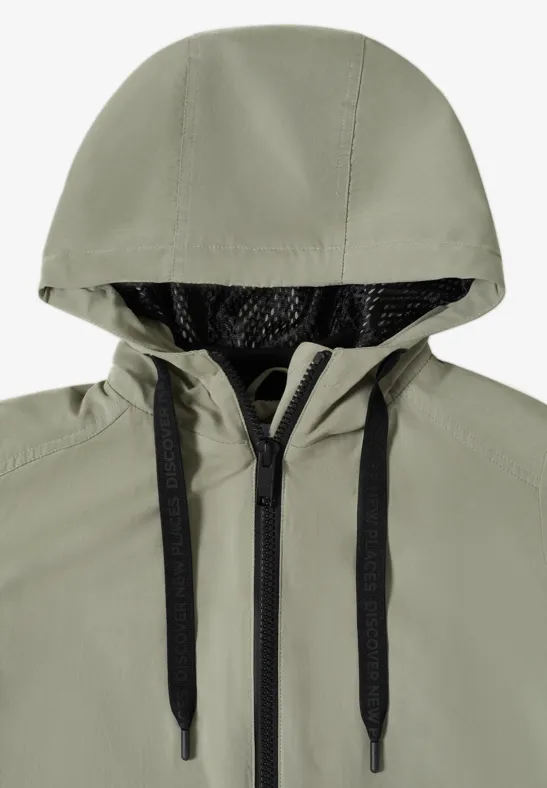 Kurze Jacke chlorella green