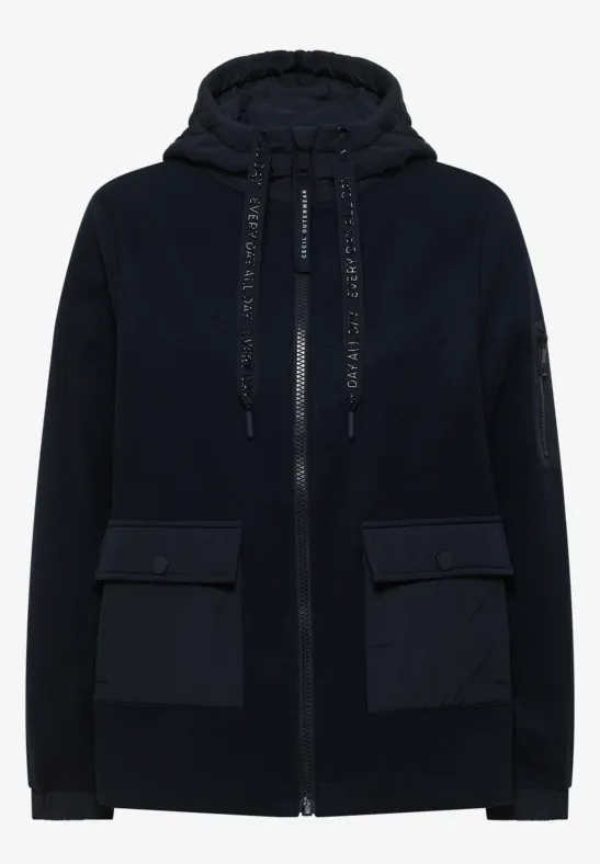 Kurze Jacke blue navy