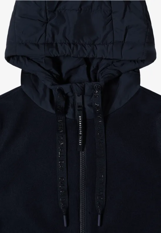 Kurze Jacke blue navy