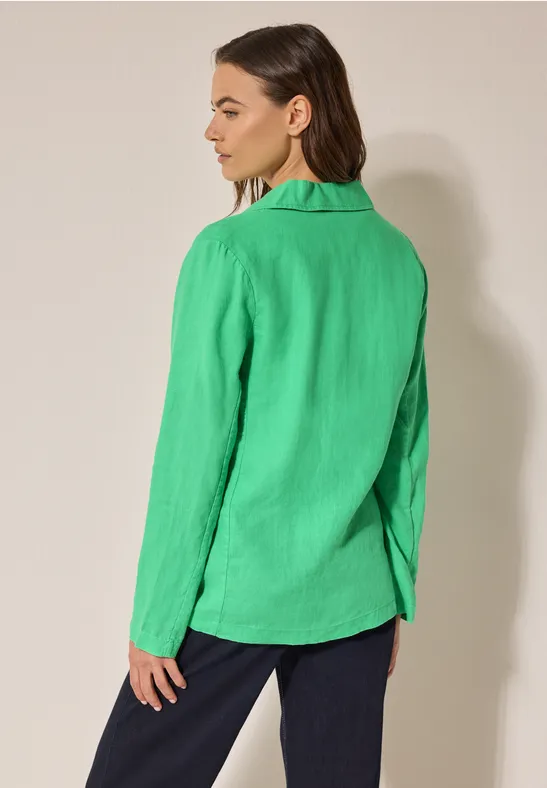 Blazer en lin juicy apple green