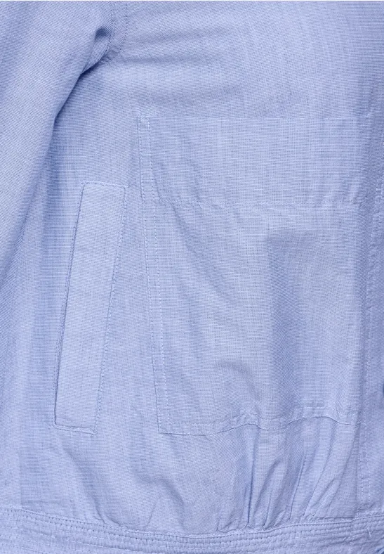Veste chambray blouse blue