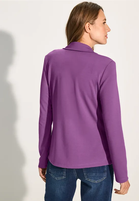 Blazer en sweat iced violet