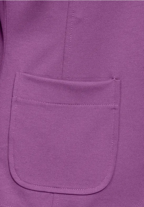 Blazer en sweat iced violet