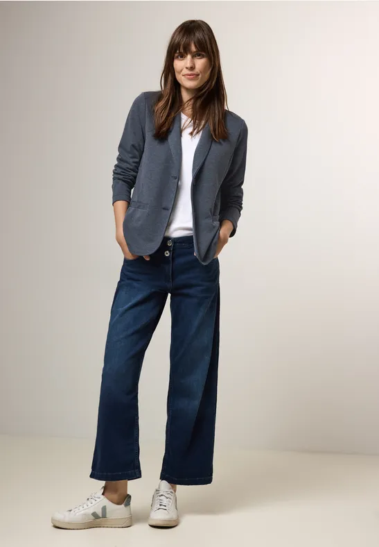 Blazer de base universal blue melange