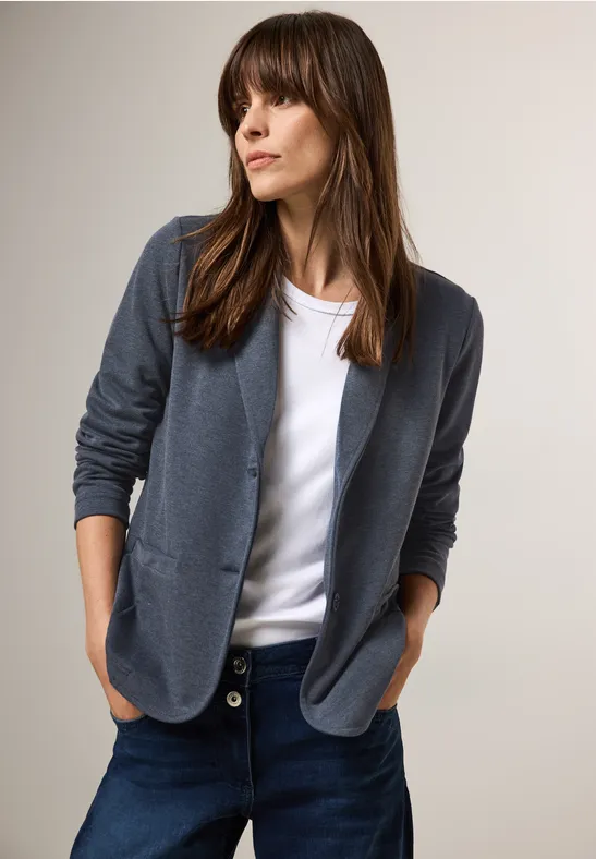 Blazer de base universal blue melange