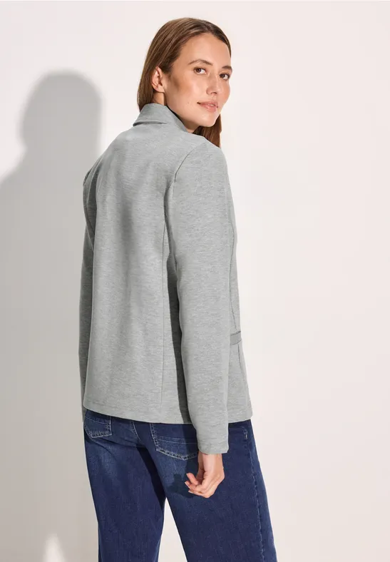 Basic Blazer chalk grey melange