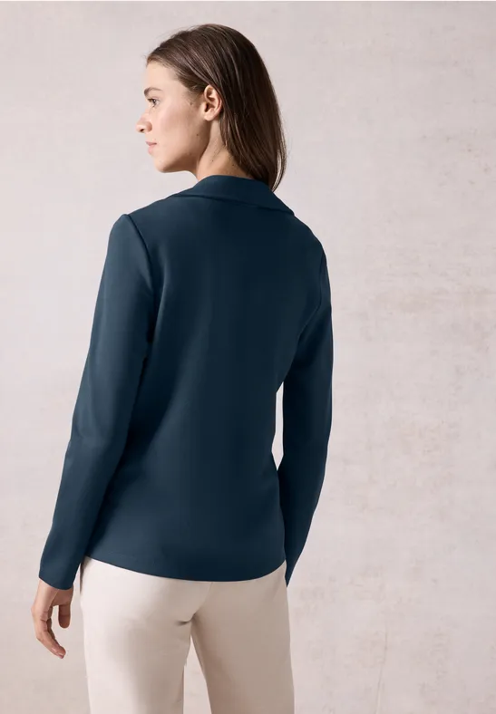 Basic Blazer oil blue