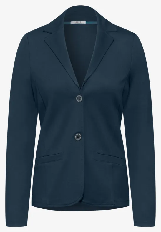 Basic Blazer oil blue