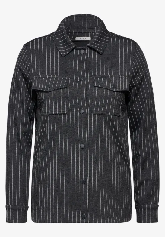 Sweat-Overshirt deep charcoal grey