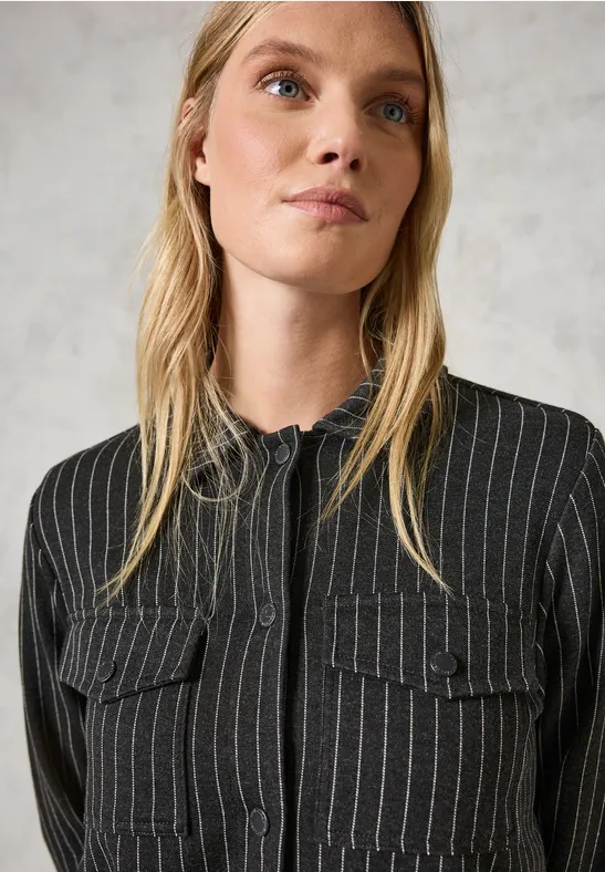 Sweat-Overshirt deep charcoal grey
