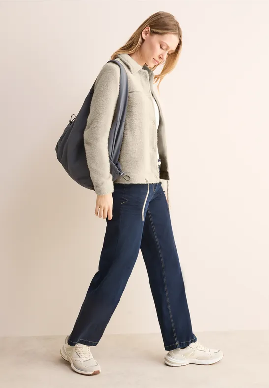 Kuschelige Jacke light hazel beige