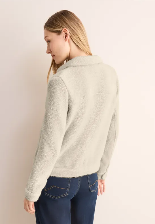 Kuschelige Jacke light hazel beige