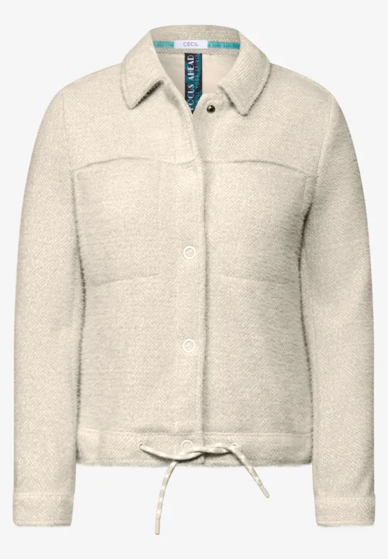 Kuschelige Jacke light hazel beige