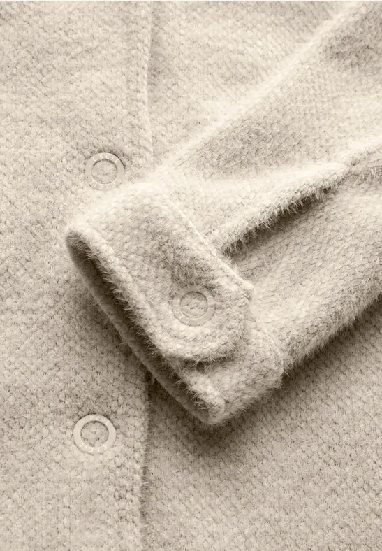 Kuschelige Jacke light hazel beige