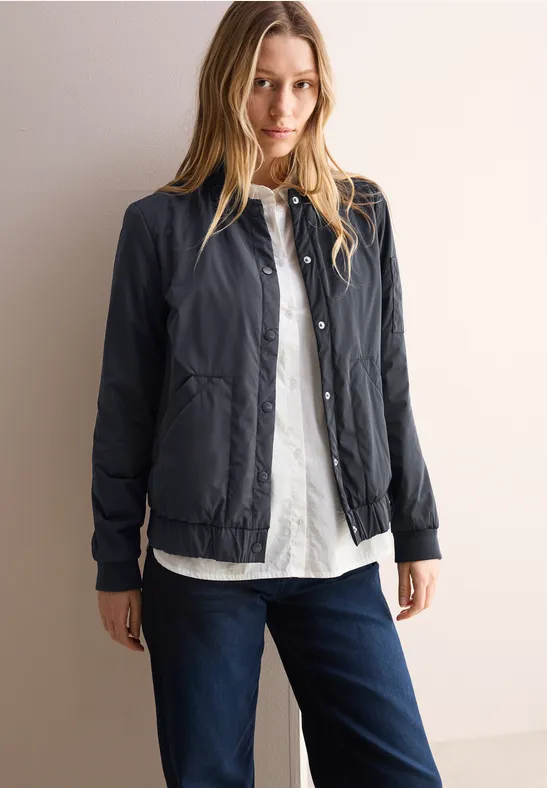 Blouson avec patte de boutonnage dark navy blue